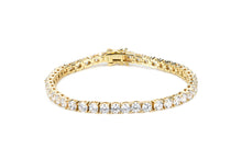 Load image into Gallery viewer, 3mm Gold Tennis Bracelet