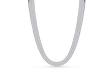 Load image into Gallery viewer, 10.5mm Silver Herringbone chain