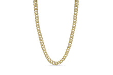 Load image into Gallery viewer, 10mm Gold Donut Iced Baguette Cuban Chain