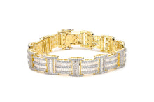 Load image into Gallery viewer, 14mm Gold Iced ID Bracelet