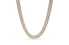 Load image into Gallery viewer, 12mm Gold Baguette Cuban