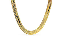 Load image into Gallery viewer, 14mm Gold Herringbone Chain
