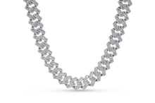 Load image into Gallery viewer, 16mm Iced Baguette Cuban Chain