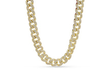Load image into Gallery viewer, 18mm Gold Iced Out Cuban Chain