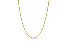 Load image into Gallery viewer, 2.4mm Gold Rope Chain