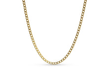 Load image into Gallery viewer, 3mm Gold Curb Chain