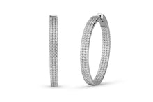 Load image into Gallery viewer, Cluster Hoop Earrings