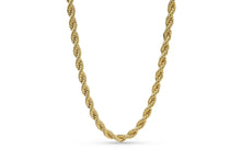 Load image into Gallery viewer, 7mm Gold Rope Chain