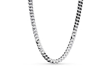 Load image into Gallery viewer, 9.5mm Silver Curb Chain