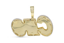 Load image into Gallery viewer, Gold Baguette CEO Pendant