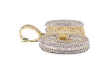 Load image into Gallery viewer, Gold Baguette CEO Pendant