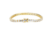 Load image into Gallery viewer, 3mm Gold Tennis Bracelet