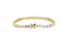 Load image into Gallery viewer, 4mm Gold Tennis Bracelet