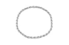 Load image into Gallery viewer, 10mm White Iced Out Rope Chain