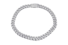 Load image into Gallery viewer, 19mm Iced Out White Cuban Chain