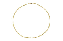Load image into Gallery viewer, 4mm Gold Rope Chain