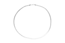 Load image into Gallery viewer, 4mm Silver Herringbone Chain