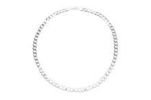 Load image into Gallery viewer, 7.4mm Silver Curb Chain