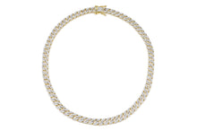 Load image into Gallery viewer, 8mm Iced Out Flat Cuban Chain