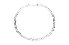 Load image into Gallery viewer, 9.5mm Silver Curb Chain