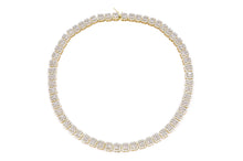 Load image into Gallery viewer, 9mm Gold Iced Baguette Tennis Chain