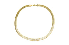 Load image into Gallery viewer, 9mm Gold Herringbone Chain