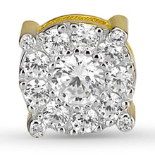 Load image into Gallery viewer, Gold 4 Prong Cluster Earrings