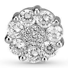 Load image into Gallery viewer, Larger White Flower Cluster Earrings