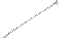 Load image into Gallery viewer, 3mm White Gold Tennis Bracelet