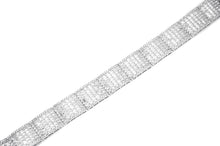 Load image into Gallery viewer, 16mm White Gold Iced Baguette  Bracelet