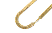 Load image into Gallery viewer, 14mm Gold Herringbone Chain