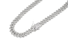 Load image into Gallery viewer, 16mm Iced Baguette Cuban Chain