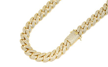 Load image into Gallery viewer, 18mm Gold Iced Out Cuban Chain