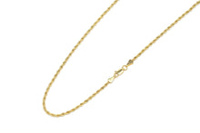 Load image into Gallery viewer, 2.4mm Gold Rope Chain