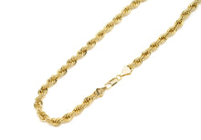 Load image into Gallery viewer, 7mm Gold Rope Chain