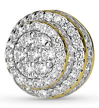 Load image into Gallery viewer, Gold Cluster Round Stud Earrings