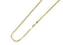 Load image into Gallery viewer, 3mm Gold Curb Chain