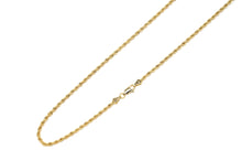 Load image into Gallery viewer, 3mm Gold Rope Chain