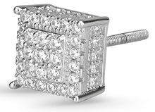 Load image into Gallery viewer, White Cube Cluster Earrings