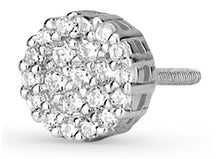 Load image into Gallery viewer, Small White Flower Cluster Earring