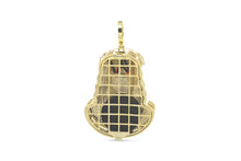 Load image into Gallery viewer, Gold Lazer Jesus Pendant