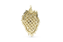 Load image into Gallery viewer, Lion with Gold Crown Pendant