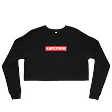 Load image into Gallery viewer, Flawless Gng Box Logo Crop Sweatshirt