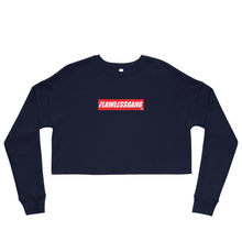 Load image into Gallery viewer, Flawless Gng Box Logo Crop Sweatshirt