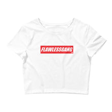 Load image into Gallery viewer, Flawless Gng Box Logo Crop Tee