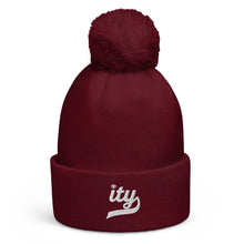 Load image into Gallery viewer, Ity Logo Pom pom beanie